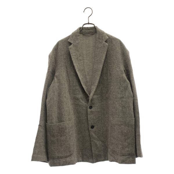 MAATEE&amp;SONS / マーティー&amp;サンズ カシミヤ リネン ヘリンボーン テーラードジャケット