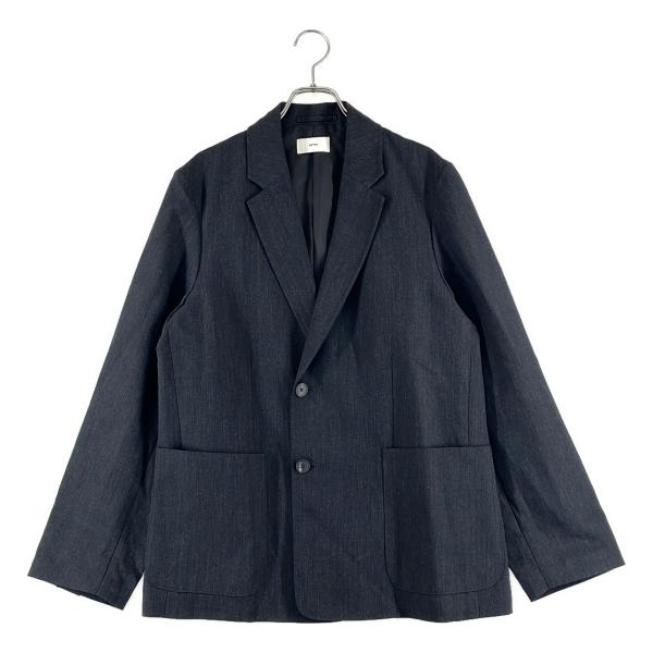ATON / エイトン TWIST WOOL LINEN SEMI DOUBLE JACKET ダブ...