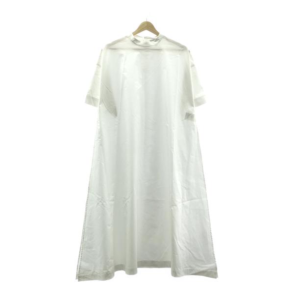 HYKE / ハイク | バンドカラー プルオーバー シャツ ワンピース | 1 | ホワイト | ...