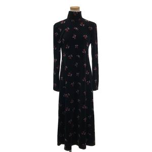Mame Kurogouchi / マメクロゴウチ | 2022AW | Floral Velour Jacquard High Neck Dress｜kldclothing