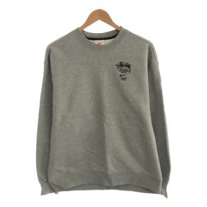 NIKE / ナイキ | × STUSSY / ステューシー Fleece Crew Sweatshirt / フリース スウェット プルオーバー | S | グレー | メンズ｜kldclothing