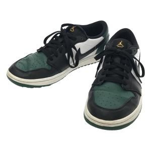 NIKE / ナイキ | AIR JORDAN 1 LOW GOLF エアジョーダン1 ロウ ゴルフ スニーカー | 27.5 | ブラック / グリーン | メンズ｜kldclothing