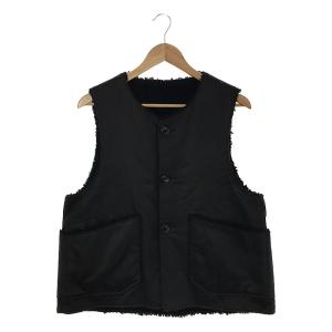 Engineered Garments / エンジニアドガーメンツ | over vest / リバーシブル ボア オーバーベスト | M | ブラック | メンズ｜kldclothing