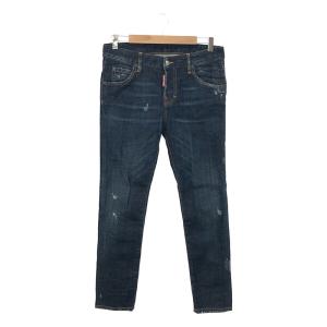 DSQUARED2（ディースクエアード） JENNIFER CROP JEAN ブラックデニム