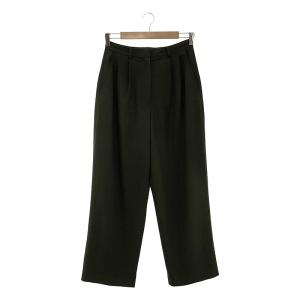 CLANE / クラネ | BASIC TUCK PANTS ベーシックタックパンツ | 1 | カーキ | レディース｜kldclothing