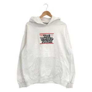 BlackEyePatch / ブラックアイパッチ | 2021SS | × Wasted Youth Priority Label Hoodie ウエステッドユース コラボ プルオーバー パーカー | XL | ホワイト |｜kldclothing