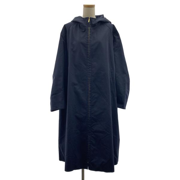 BLAMINK / ブラミンク R C/S HOOD CT コットン シルク ギャザー フーデッド ...