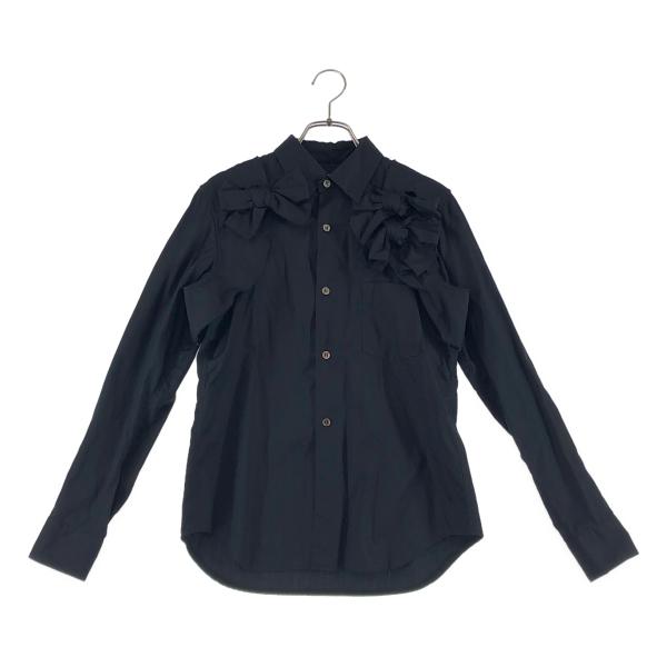 COMME des GARCONS / コムデギャルソン コットン リボン ドッキング シャツ