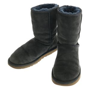 UGG / アグ | W CLASSIC SHORT F23114D クラッシック ショート ムートンブーツ | 23 | ネイビー | レディース