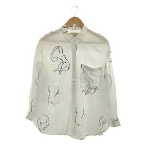 Paloma Wool / パロマウール | Leandra Loose Fit Shirt アートプリント ルーズフィット シャツ | U | ホワイト | レディース｜kldclothing