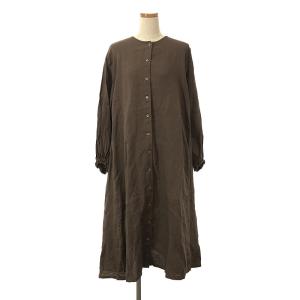 nest robe / ネストローブ | 2020AW | リネン タッカー付き フレアワンピース | F | グレー | レディース｜kldclothing