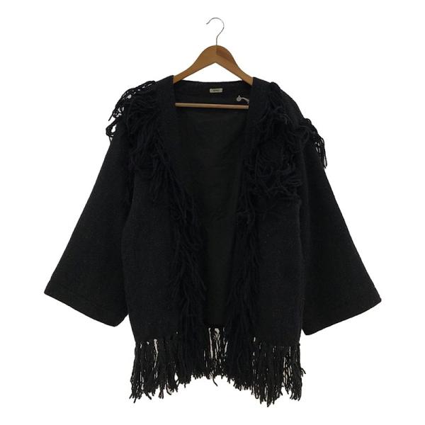 【美品】  NOWOS / ノーウォス | Fringe jacket ジャケット | M | ブラ...