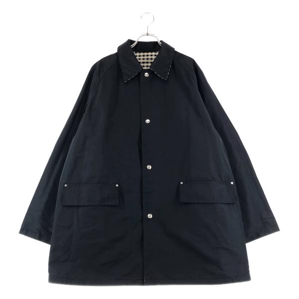 HEUGN / ユーゲン Laurence ローレンス コットン シルク リバーシブル ステンカラー...