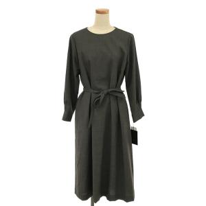 【新品】  atelier naruse / アトリエナルセ | formal A line one-piece dress フォーマル Aライン ワンピース ドレス | 40 | Gray｜kldclothing