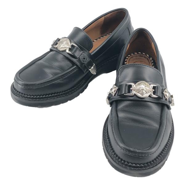 TOGA PULLA / トーガプルラ メタル レザー ローファ / Vibramソール