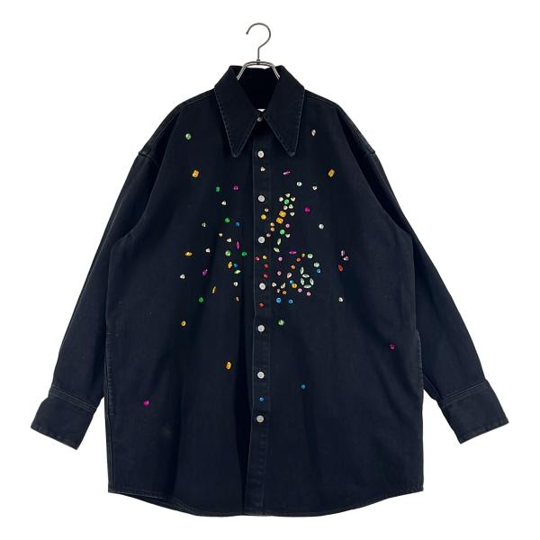 MM6 Maison Margiela / エムエムシックスメゾンマルジェラ ビジュー装飾 デニムジ...