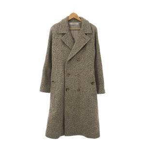 【美品】  ANSNAM / アンスナム | jacob tweed double coat / ジャコブ ツイード ダブル オーバーコート / 総裏地 | 2 | ベージュ系｜kldclothing