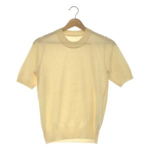 JENNE / ジェンヌ | 2022SS | レーヨン混 ハイゲージ ニット Tシャツ | M | ナチュラル | レディース｜kldclothing