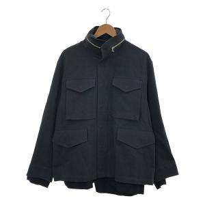 URU / ウル | M-65 JACKET / ベルテッド ミリタリー フィールド ジャケット / 総裏地 | 2 | グレー/ネイビー | メンズ｜kldclothing