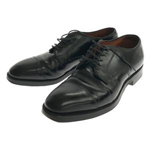 【美品】  ALDEN / オールデン | × BROOKS BROTHERS ブルックスブラザーズ別注 ストレートチップ レザー シューズ 革靴 箱・保存袋付き | 7 1/2 | ブラック |｜kldclothing