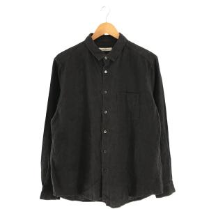 nest robe CONFECT / ネストローブコンフェクト | リネン100％ レギュラーカラーシャツ gray | 3 | グレー | メンズ｜kldclothing