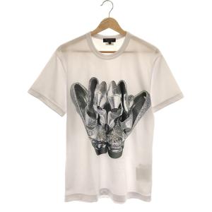 COMME des GARCONS HOMME PLUS / コムデギャルソンオムプリュス | 2021AW | シューズ コラージュ プリント Tシャツ | M | ホワイト｜kldclothing