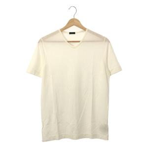 ZANONE / ザノーネ | コットン Vネック カットソー Tシャツ | 46 | ホワイト | メンズ｜kldclothing