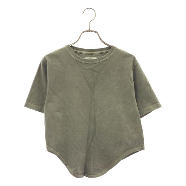 AMERI / アメリ VINTAGE LIKE PIGMENT TEE ダメージ加工 カットソー