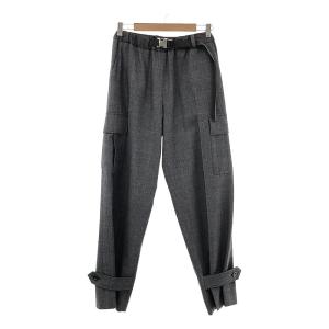 【美品】  sacai / サカイ | 2022AW | Check Pants カーゴパンツ | 1 | グレー | メンズ｜kldclothing