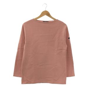 SAINT JAMES / セントジェームス | OUESSANT / ウェッソン ボートネック バスクカットソー | T4 | ピンク | レディース｜kldclothing