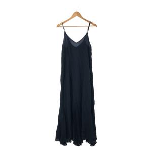 Lisiere L'Appartement / リジエール アパルトモン | Wash Maxi One piece キュプラウォッシュマキシワンピース | F | ネイビー | レディース｜kldclothing