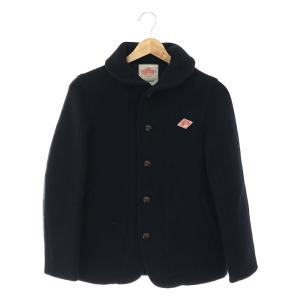 DANTON / ダントン | ウール モッサー ラウンドカラージャケット | 34 | ネイビー | レディース｜kldclothing