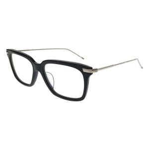 THOM BROWNE / トムブラウン | TB-701 コンビネーション フレーム ウェリントン アイウェア 眼鏡 | 53□17-150 | ダークネイビー｜kldclothing