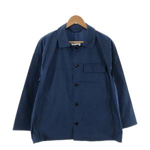 nest robe CONFECT / ネストローブコンフェクト | コットン ワークシャツ ジャケット | 3 | ブルー | メンズ｜kldclothing