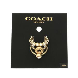 【新品】  COACH / コーチ | オープンサークルリング セット | 6 | ローズゴールド | レディース｜kldclothing
