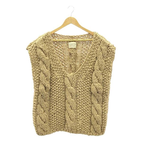 MAYDI / マイディ | HAND-KNITTED CHUNKY VEST ニットベスト | U...