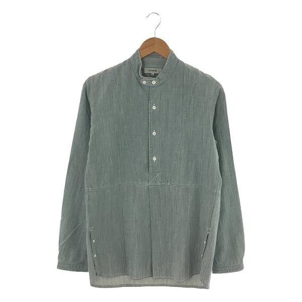 nonnative / ノンネイティブ | WANDERER SHIRT シャンブレー バンドカラー...