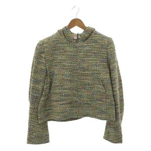 【美品】  MASU / エムエーエスユー | 2024SS | TWEED ZIP-UP HOODIE / ツイード ジップアップ フーディ ジャケット｜kldclothing