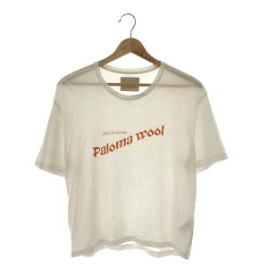 Paloma Wool / パロマウール | ロゴプリント Tシャツ | L | ホワイト | レディース｜kldclothing