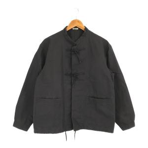 【新品】  PHIGVEL / フィグベル | 2022SS | C/L STAND COLLAR JACKET #TOBACCO コットンリネンウェサ?ー スタンドカラー ジャケット カバーオール | 1/36 | グ｜kldclothing