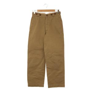 NIGEL CABOURN WOMAN / ナイジェルケーボンウーマン | コットン ミリタリー シンチバック チノ トラウザーズ パンツ | 8 | ベージュ｜kldclothing