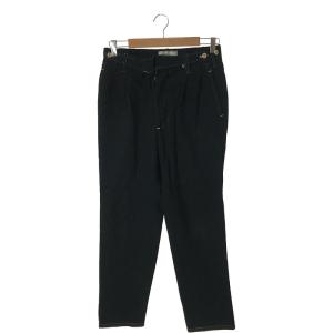 The crooked Tailor / ザクルーキッドテーラー | コットン 2タック スラックスパンツ | ブラック | メンズ The crooked Tailor / ザクルーキッドテーラー | コットン 2タック