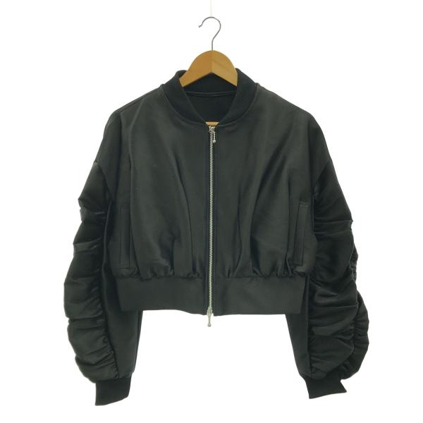 maison de Dolce / メゾンドドルチェ glossy blouson ギャザー ブルゾ...
