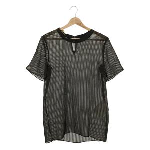 sacai / サカイ | 2020SS | Chiffon×Cotton Jersey Pullover シフォン コットン プリーツ レイヤード 半袖 カットソー | 4 | カーキ｜kldclothing