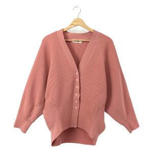 【美品】  MACHATT / マチャット | アモッサカーディガン | ピンク | レディース｜kldclothing