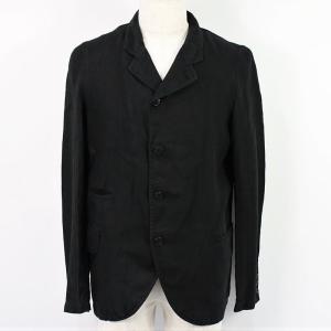 COMME des GARCONS HOMME PLUS / コムデギャルソンオムプリュス | 2013SS | リネン テーラードジャケット | S | ブラック｜kldclothing