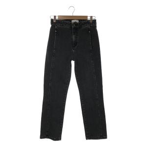 RIM.ARK / リムアーク | Front seam stretch denim デニムパンツ | 38 | ブラック | レディース｜kldclothing