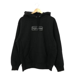 SUPREME / シュプリーム | × KAWS / カウズ Chalk Logo Hooded Sweatshirt / チョークボックスロゴ スウェット パーカー | S | ブラック｜kldclothing