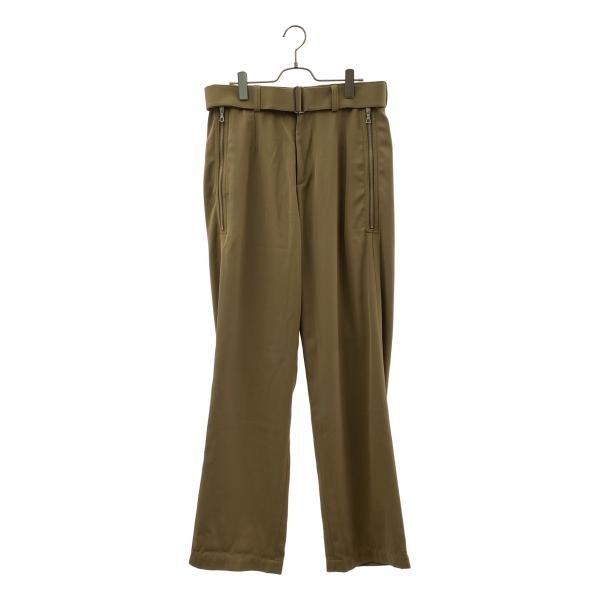 DRIES VAN NOTEN / ドリスヴァンノッテン ウール混 ジップ スラックス パンツ