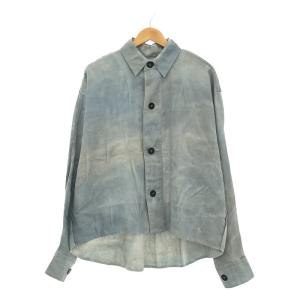 BEIRA / ベイラ | Uneven dyeing ムラ染め ドルマンスリーブジャケット | 2 | ブルー系｜kldclothing